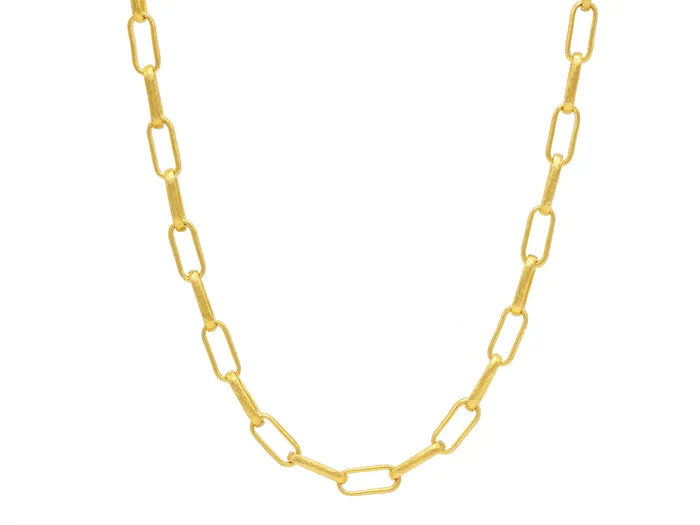 GURHAN Mens Gold Link Short Necklace 12x4mm Oval Links 20 Long GG GOLD TRAD Necklaces GURHAN Mens Gold Link Short Necklace 12x4mm Oval Links 20 Long GG GOLD TRAD Necklaces