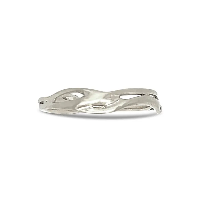 Honeysuckle band in Sterling Silver Emily Amey Jewelry Rings
