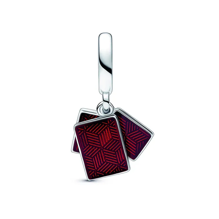 Mahjong Triple Dangle Charm Pandora Charm Necklaces