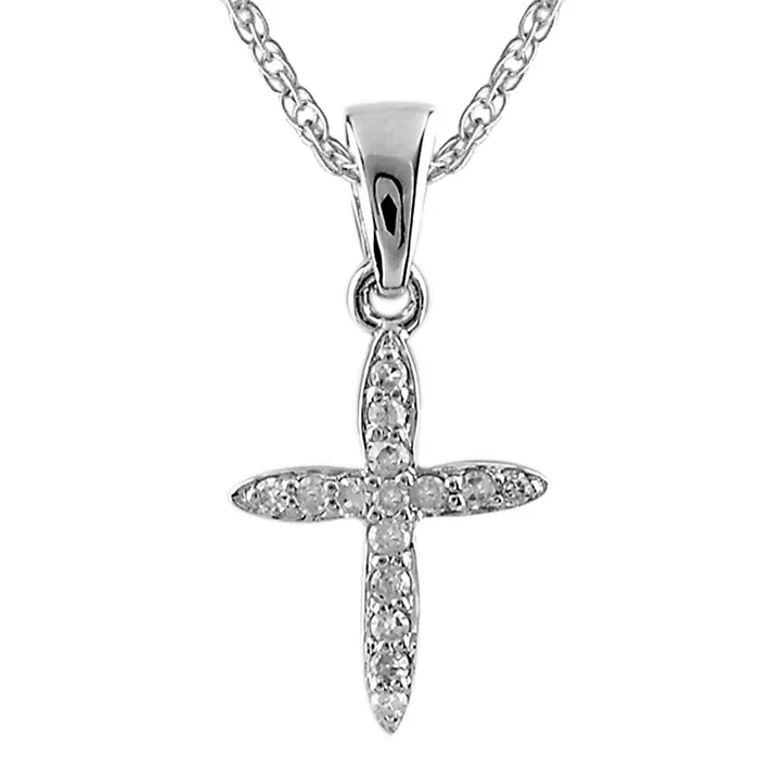 Necklaces Elisa Ilana Diamond Cross Pendant341558