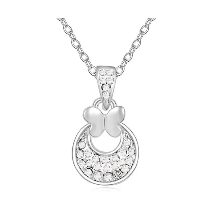 Necklaces Fashion Butterfly Crystal Pendant Necklace for Women sparklingselections Necklaces Fashion Butterfly Crystal Pendant Necklace for Women sparklingselections