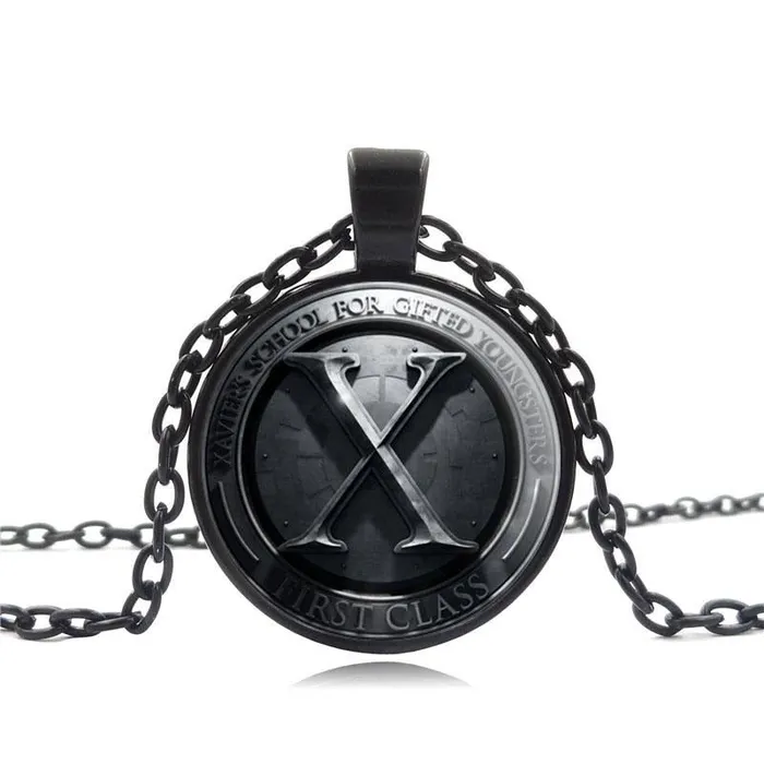 Necklaces Glass Cabochon Vintage Bronze Black Chain Necklace for Men Women sparklingselections Necklaces Glass Cabochon Vintage Bronze Black Chain Necklace for Men Women sparklingselections