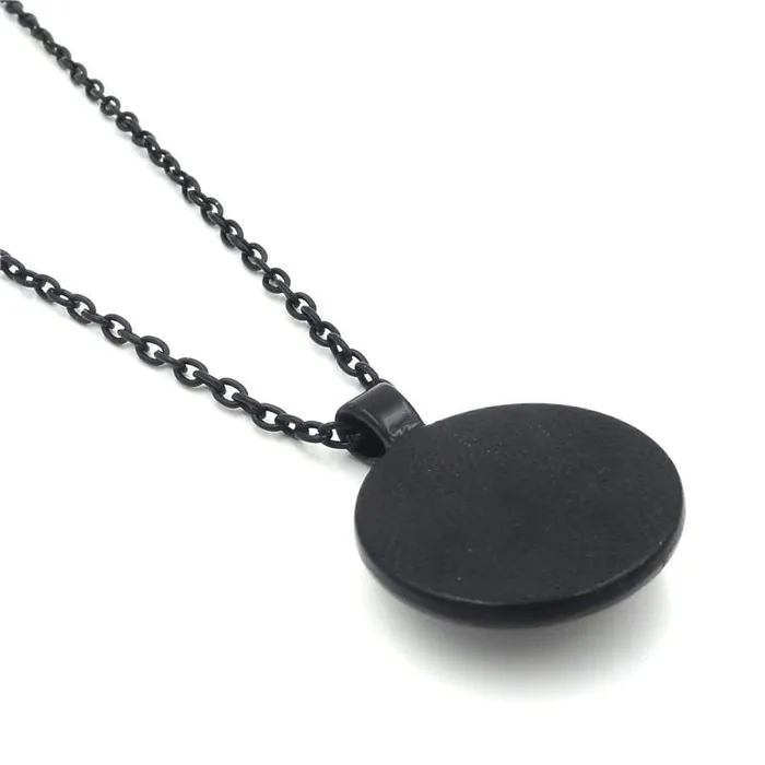 Necklaces Glass Cabochon Vintage Bronze Black Chain Necklace for Men Women sparklingselections Necklaces Glass Cabochon Vintage Bronze Black Chain Necklace for Men Women sparklingselections