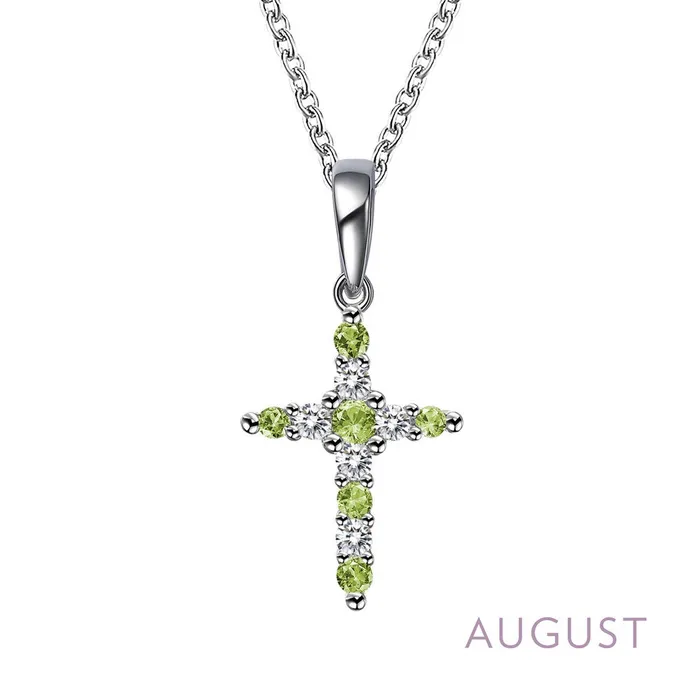 Necklaces Lafonn Birthstone Cross Necklace Necklaces Lafonn Birthstone Cross Necklace