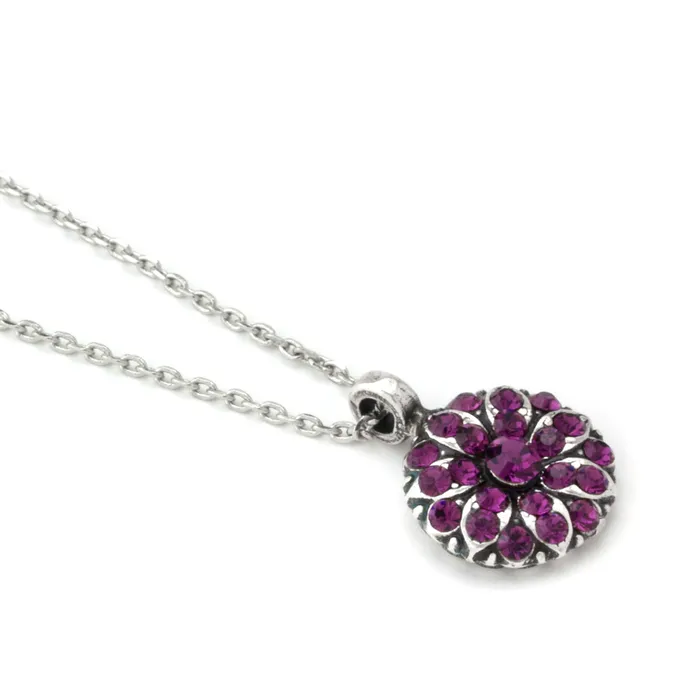 Necklaces Mariana Mariana February Birthstone Angel Necklace