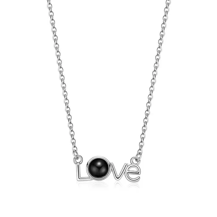 Necklaces sparklingselections New 100 Language i Love You Projection Necklace Women Memory Jewelry Gift Necklaces sparklingselections New 100 Language i Love You Projection Necklace Women Memory Jewelry Gift