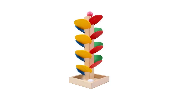 Necklaces sparklingselections Tree Marble Ball Run Track Game Wooden Toys