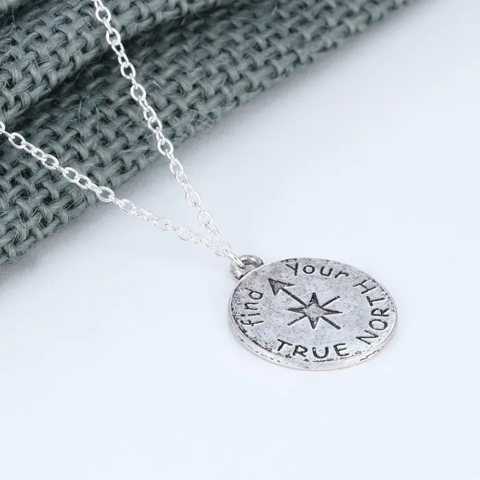 Necklaces sparklingselections Vintage Find Your True North Pendant Necklace for Women Necklaces sparklingselections Vintage Find Your True North Pendant Necklace for Women