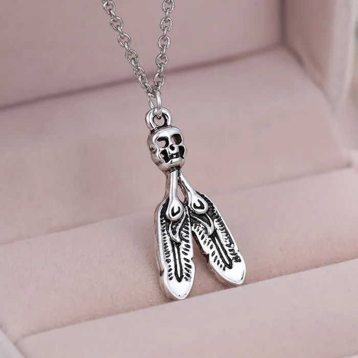 Necklaces sparklingselections Vintage Skeleton Skull Statement Unisex Pendant Necklace Necklaces sparklingselections Vintage Skeleton Skull Statement Unisex Pendant Necklace