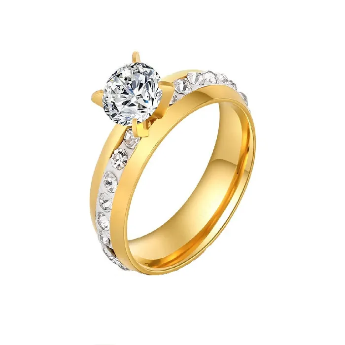 New Stylish Titanium Stainless Steel Wedding Band Ring sparklingselections Rings New Stylish Titanium Stainless Steel Wedding Band Ring sparklingselections Rings