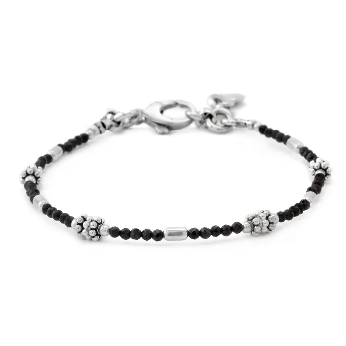 Nikini Spinel Sterling Silver Bracelet Elisa Ilana Bracelets