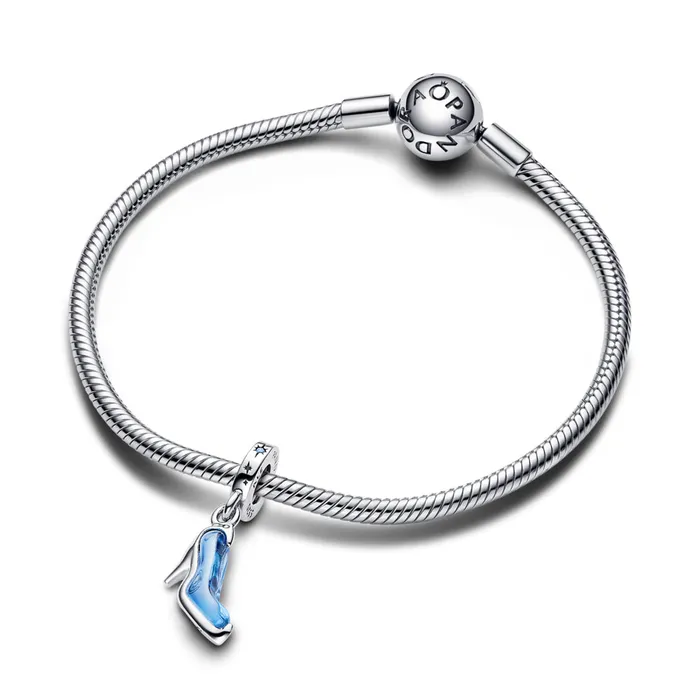 Pandora Charm Necklaces Disney Cinderellas Glass Slipper Dangle Charm