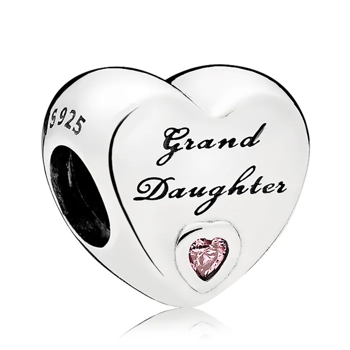 Pandora Charm Necklaces Pandora Granddaughters Love Pink CZ Charm