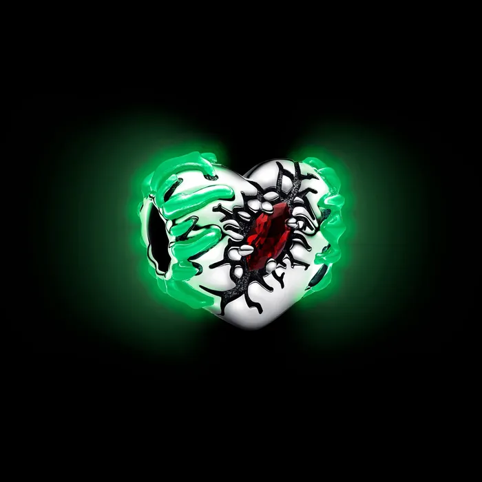 Pandora Charm Necklaces Pandora Stranger Things Glowinthedark Heart Charm