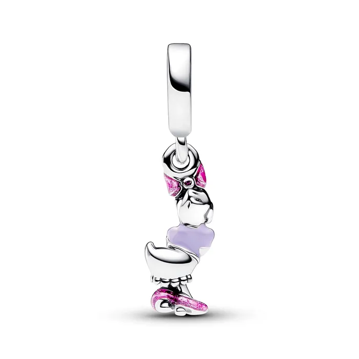 Pandora Disney Daisy Duck Dangle Charm Pandora Charm Necklaces