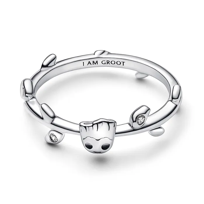 Pandora Rings Marvel Guardians of The Galaxy Baby Groot Leaf Ring
