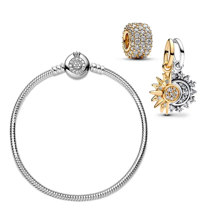 Pandora Shimmer and Shine Bracelet Set Bracelets
