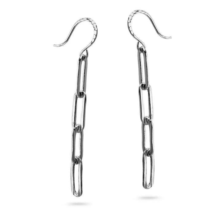 Paperclip Chain Earrings Elisa Ilana Earrings Paperclip Chain Earrings Elisa Ilana Earrings