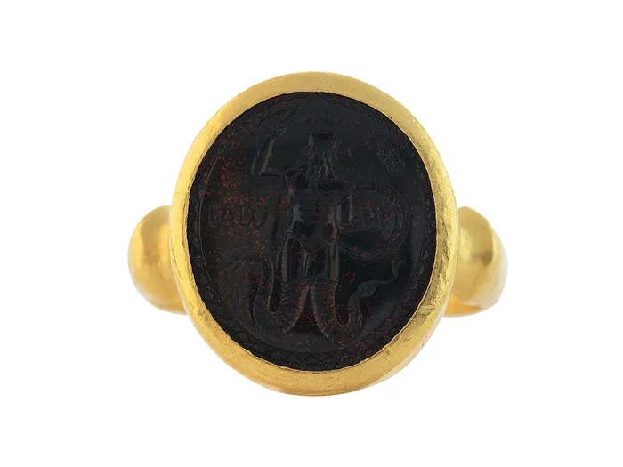 Rings GG GOLD OOAK GURHAN Antiquities Gold Intaglio Cocktail Ring 18x16mm Oval Rings GG GOLD OOAK GURHAN Antiquities Gold Intaglio Cocktail Ring 18x16mm Oval