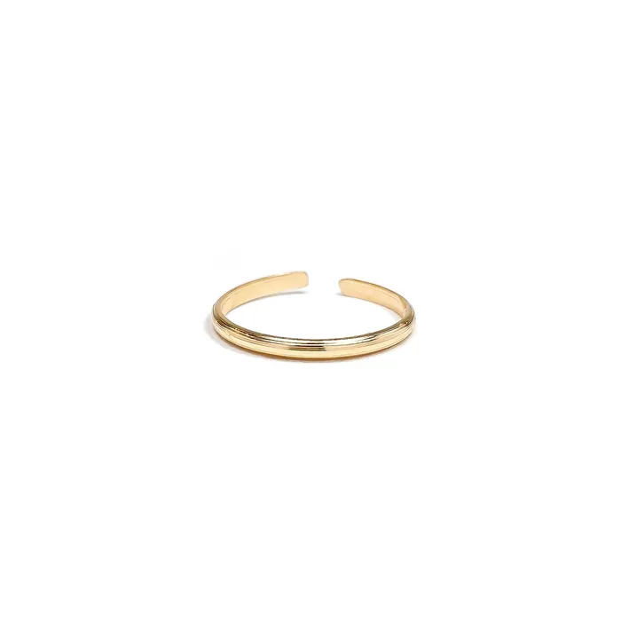 Rings Hoops By Hand Dainty Half Round Toe Ring 14K Gold Filled