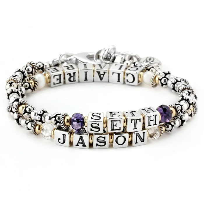 Seth Jason Double Wrap Style Mothers Bracelet 342872 Elisa Ilana Bracelets