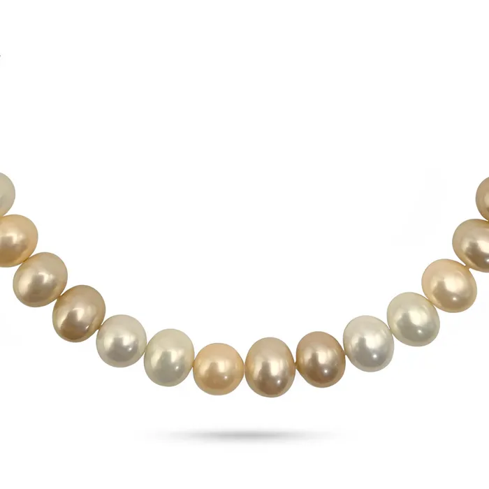 Shell Pearl Necklace Elisa Ilana Necklaces