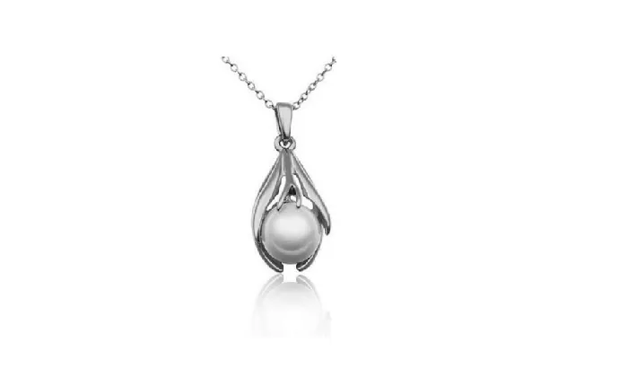 Sparkling Selection Necklaces Nickel Free Simulated Pearl Pendants Necklace for Women Sparkling Selection Necklaces Nickel Free Simulated Pearl Pendants Necklace for Women