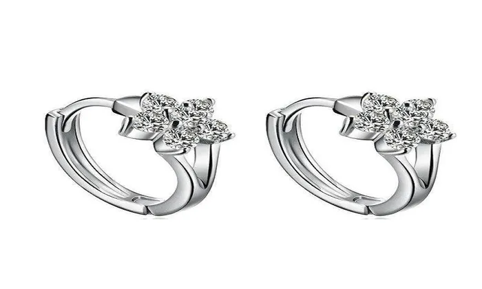 sparklingselections Earrings Fashion Silver Stud Earrings For Women