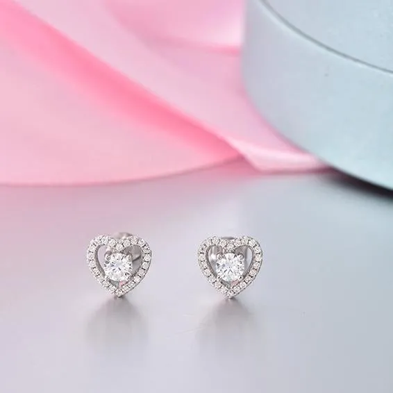 sparklingselections Earrings Stylish Fine Jewelry Romantic Heart Stud Earrings sparklingselections Earrings Stylish Fine Jewelry Romantic Heart Stud Earrings