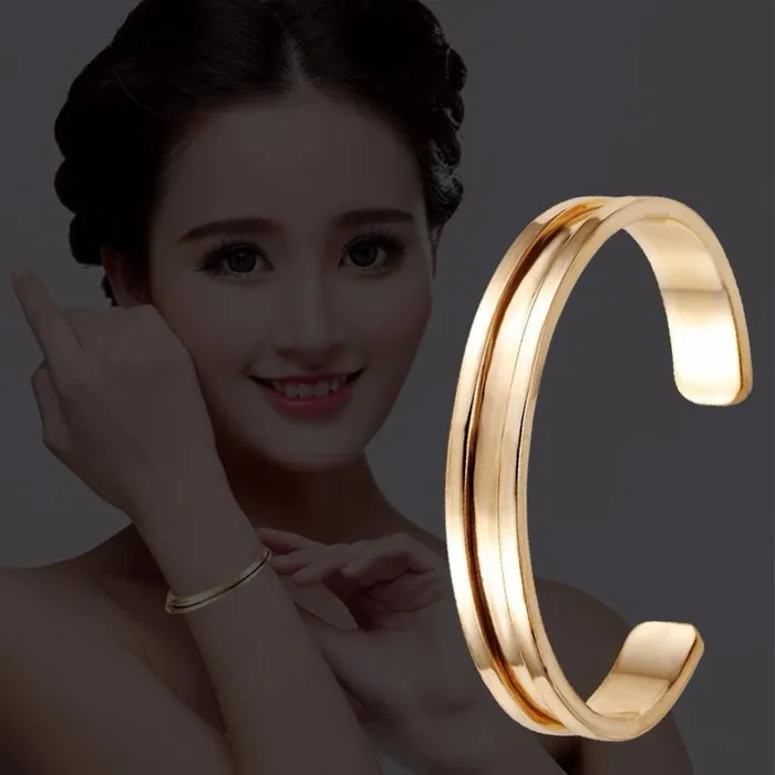 sparklingselections Hair Ties Rose Gold Bracelet Cuff Bangles for Women Bracelets sparklingselections Hair Ties Rose Gold Bracelet Cuff Bangles for Women Bracelets