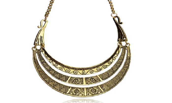 sparklingselections Necklaces Bohemian Style Metal Multi Layer Necklacefor Women sparklingselections Necklaces Bohemian Style Metal Multi Layer Necklacefor Women
