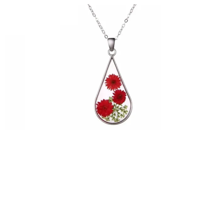 sparklingselections Necklaces Hot Sale Natural Dried Flowers Pendant Necklace for Women sparklingselections Necklaces Hot Sale Natural Dried Flowers Pendant Necklace for Women