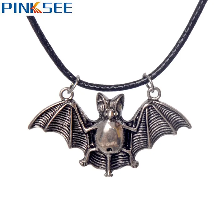 sparklingselections Retro Angle Wing Bat Pendant Necklace for Men Necklaces sparklingselections Retro Angle Wing Bat Pendant Necklace for Men Necklaces