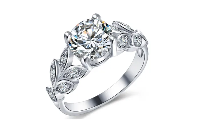 sparklingselections Rings Crystal Flower Bague Bijoux Wedding Ring For Women sparklingselections Rings Crystal Flower Bague Bijoux Wedding Ring For Women