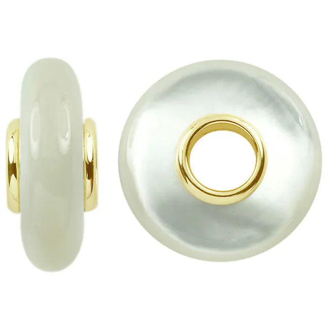 Storywheels Mother of Pearl 14K Gold Wheel291767 Storywheels Necklaces