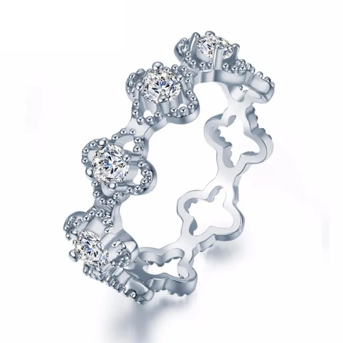 White Gold Paved G Finger Ring Ladies Geometric Cubic Zirconia Wedding Engagement Anniversary Bands Jewelry sparklingselections Rings White Gold Paved G Finger Ring Ladies Geometric Cubic Zirconia Wedding Engagement Anniversary Bands Jewelry sparklingselections Rings